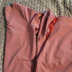 Chalk Pink Figs Scrubs